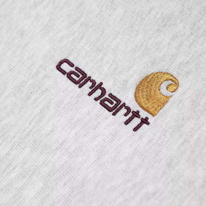 pánská mikina Carhartt WIP Half Zip American Script Sweat