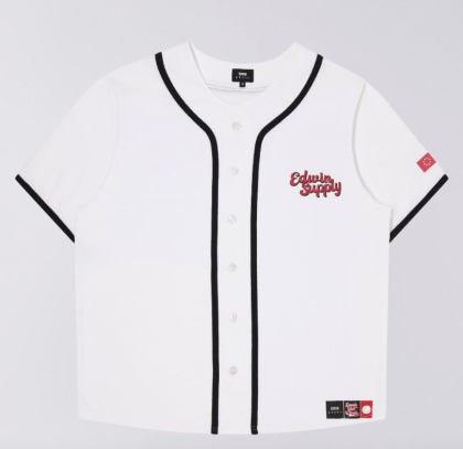 pánská košile EDWIN Edwin Baseball Shirt SS