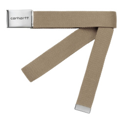 pásek Carhartt WIP Clip Belt Chrome