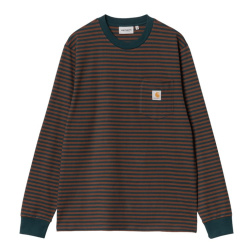 pánské triko Carhartt WIP L/S Verner Pocket T-Shirt