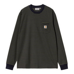 pánské triko Carhartt WIP L/S Verner Pocket T-Shirt