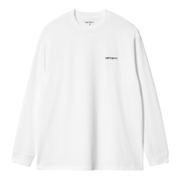 pánské triko Carhartt WIP L/S Script Embroidery T-Shirt