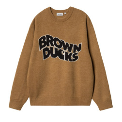 pánský svetr Carhartt WIP Brown Ducks Sweater